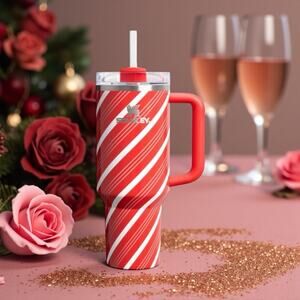 🎄Candy Cane Twist - Stanley 40oz Tumbler 🔥 Target Holiday Exclusive!